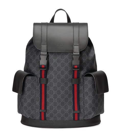 gucci backpack gg logo|Gucci backpacks men.